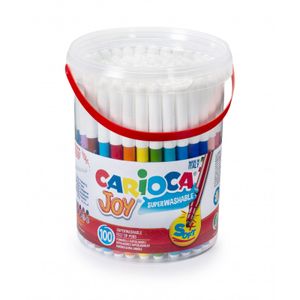 Carioca viltstift Joy, 100 stiften in een plastic pot