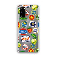 Fruitsticker: Samsung Galaxy S20 Transparant Hoesje
