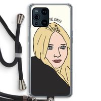 Ashley: Oppo Find X3 Transparant Hoesje met koord