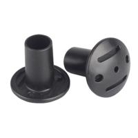 2 stks anti-punctie plug Cap Alpen Stock ondersteuning bar beschermende zaak anti-burst tent Pole plastic helm