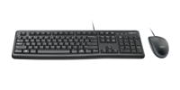Logitech MK120 desktop US zwart