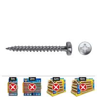 Schroefdoos CELO VLOX B Verzinken Ø 4,5 x 50 mm Volledige draad (250 Stuks)