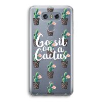 Cactus quote: LG G6 Transparant Hoesje Cactus quote: LG G6 Transparant Hoesje