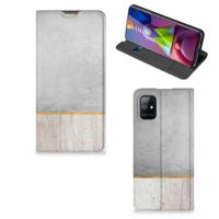 Samsung Galaxy M51 Book | Wallet Case | Wood Concrete