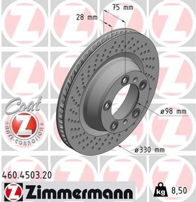 Remschijf Coat Z 460450320