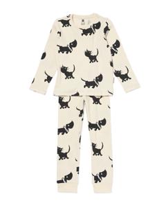 HEMA Takkie En Siepie Kinderpyjama Rib Wit (wit)