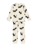 HEMA Takkie En Siepie Kinderpyjama Rib Wit (wit)