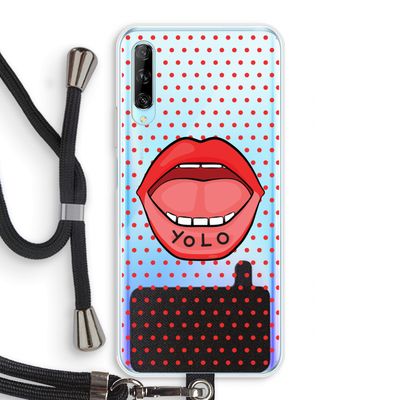 Yolo Denise: Huawei P Smart Pro Transparant Hoesje met koord
