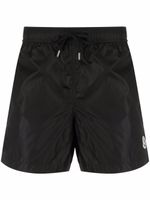 Moncler short de bain à patch logo - Noir - thumbnail