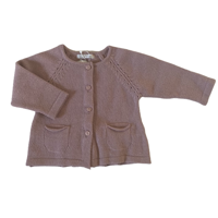 Dr.kid oud roze gebreid vestje