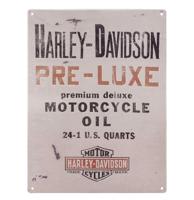 Harley-Davidson Pre-Luxe Tinnen Bord Met Reliëf - 30 x 40 cm LAATSTE STUKS