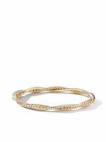 David Yurman bracelet Petit Infinity en or 18ct pavé de diamants (4,4 mm) - thumbnail