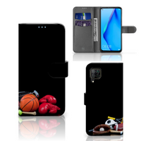 Huawei P40 Lite Wallet Case met Pasjes Sports