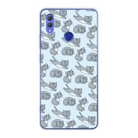 Poezen: Honor Note 10 Transparant Hoesje Poezen: Honor Note 10 Transparant Hoesje