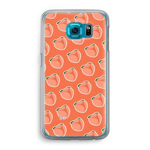 Just peachy: Samsung Galaxy S6 Transparant Hoesje