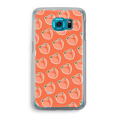 Just peachy: Samsung Galaxy S6 Transparant Hoesje