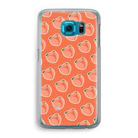Just peachy: Samsung Galaxy S6 Transparant Hoesje