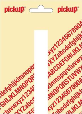 Plakletter Nobel Sticker witte letter I - Pickup