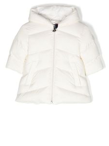 Moncler Enfant doudoune à fermeture zippée - Blanc