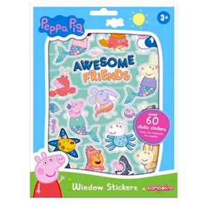 Peppa Pig Herbruikbare Raamstickers