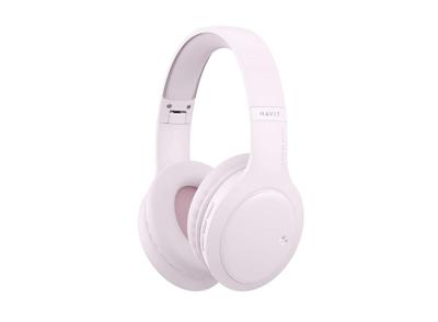 Havit H633BT - draadloze hoofdtelefoon voor op de oren, roze