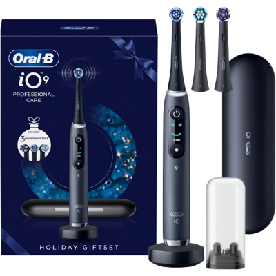 Oral-B iO 9 Black Holiday Giftset Elektrische Tandenborstel Oral-B iO 9 Black Holiday Giftset Elektrische Tandenborstel