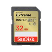 SanDisk Extreme PLUS SDXC-kaart 32 GB UHS-I Schokbestendig, Waterdicht