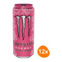 Monster Energy - Ultra Rosa Zero Sugar - 12x 500ml