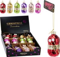 Bolletje wol hangdeco 9 cm 6ass Nampook - Nampook