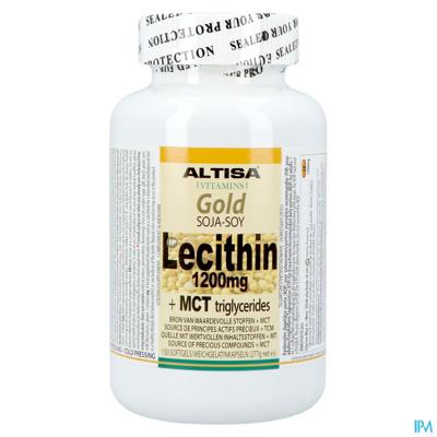 Altisa Gold Soja Lecithine 1200mg Softcaps 150