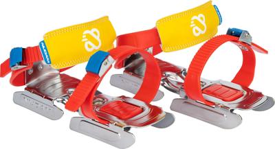 Nijdam Glijijzer Verstelbaar Uni - Bobbin&apos; Skoot Kinderschaats Rood/Zilver One Size