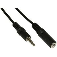 InLine 99934 audio kabel 1 m 3.5mm Zwart - thumbnail