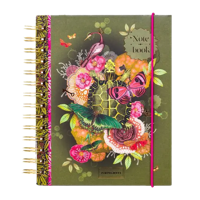 Pimpelmees A5 Notitieboek XXL Turtle Olive Wire-O