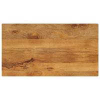 Tafelblad rechthoekig 100x50x3,8 cm massief mangohout