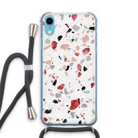 Terrazzo N°12: iPhone XR Transparant Hoesje met koord