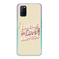 Pizza is the answer: Oppo A72 Transparant Hoesje