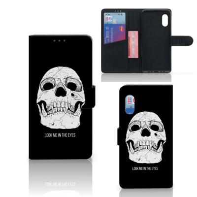 Telefoonhoesje met Naam Samsung Xcover Pro Skull Eyes Telefoonhoesje met Naam Samsung Xcover Pro Skull Eyes