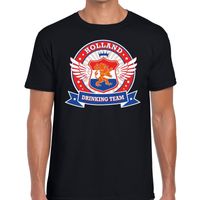 Zwart Holland drinking team rwb t-shirt heren - thumbnail