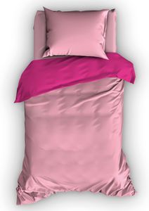 Duimelot Dekbedovertrek Princessa Roze Fuchsia-100 x 135 cm