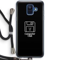 Hello: Samsung Galaxy A6 (2018) Transparant Hoesje met koord