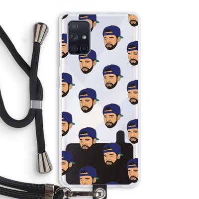 Drake Away: Samsung Galaxy A71 Transparant Hoesje met koord