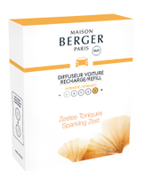 Maison Berger Navulling - voor autoparfum - Aroma Happy - Sparkling Zest- 2 Stuks - thumbnail