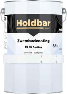 Holdbar Zwembadcoating Turkooisblauw (RAL 5018) 2,5 kg