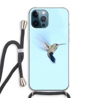 Kolibri: iPhone 12 Pro Max Transparant Hoesje met koord Kolibri: iPhone 12 Pro Max Transparant Hoesje met koord