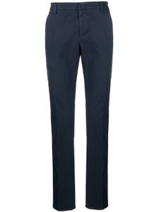 DONDUP pantalon chino slim à taille mi-haute - Bleu