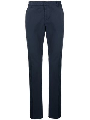 DONDUP pantalon chino slim à taille mi-haute - Bleu