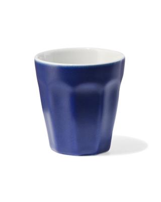 HEMA Mok 90ml Mirabeau aardewerk mat donkerblauw (donkerblauw)