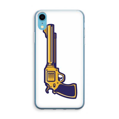 Pew Pew Pew: iPhone XR Transparant Hoesje