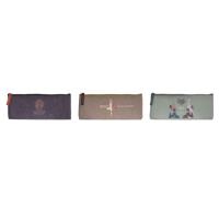 Doosje DKD Home Decor Bruin Groen Bordeaux 22,5 x 1 x 9,5 cm (3 Stuks)