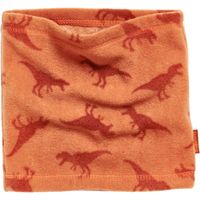 Playshoes fleece ronde sjaal dino's geel Maat - thumbnail